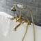Kingston Brass AE205T7 7-Inch Tub Faucet with Hand Shower, Brushed Brass AE205T7 - alternate 4